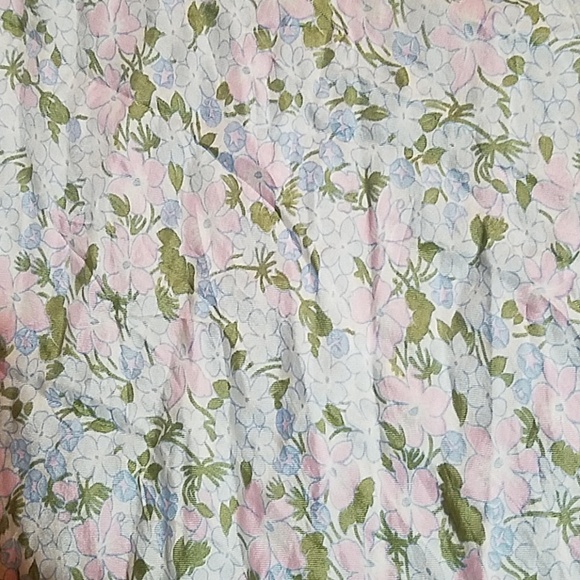 Vintage Silk Like Floral Scarf 36" Square - Picture 2 of 3